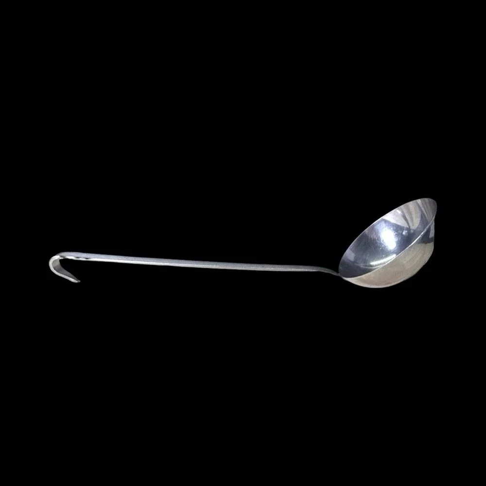 Beka Rostfrei Stainless Steel Serving Ladle Hook Handle Large Vintage Utensil